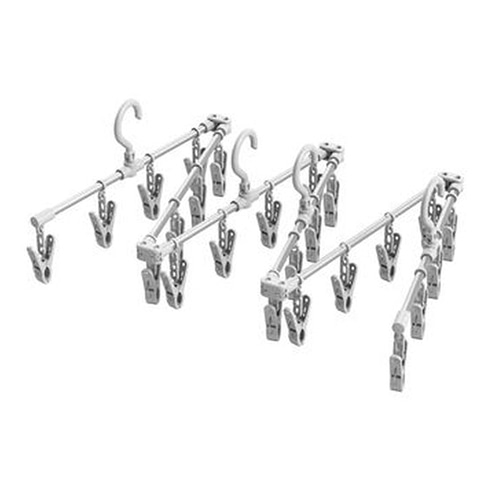 東和産業 JUST DRY シーツが干せるアルミハンガー 24P入 1個(ご注文単位40個)【直送品】