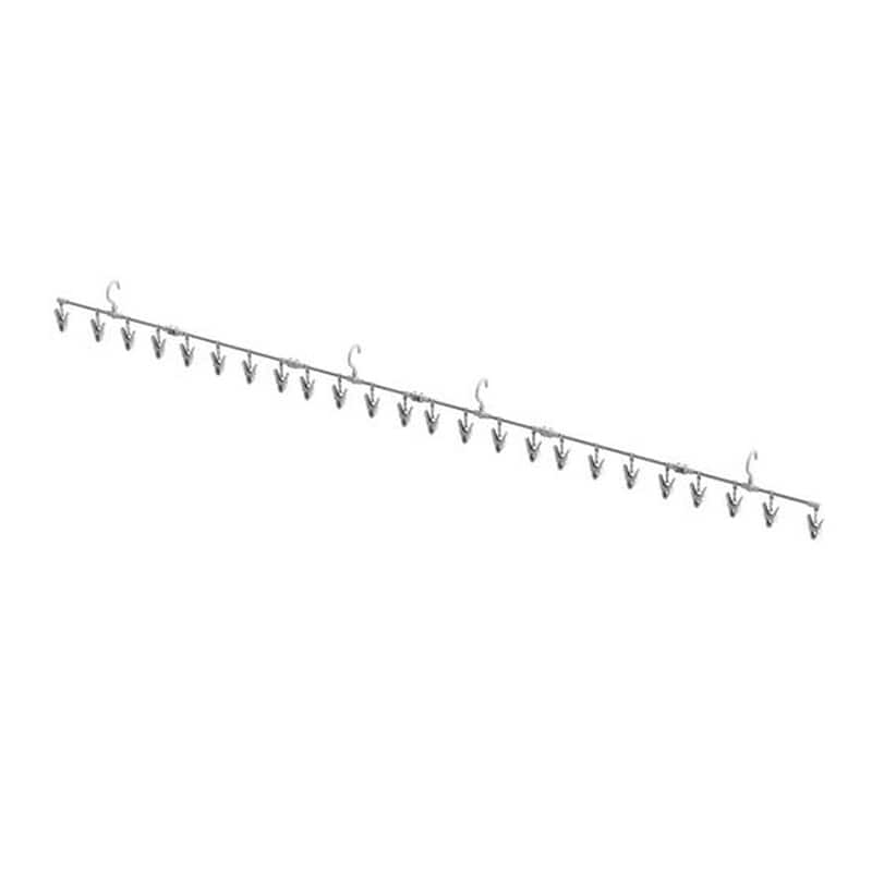 東和産業 JUST DRY シーツが干せるアルミハンガー 24P入 1個(ご注文単位40個)【直送品】