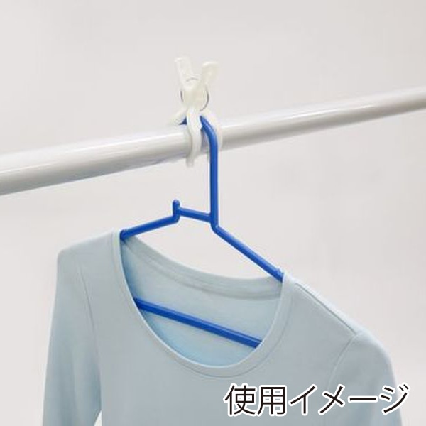 東和産業 NSR ワイド竿ピンチ 6P入 ブルー/ホワイト 1個(ご注文単位10個)【直送品】