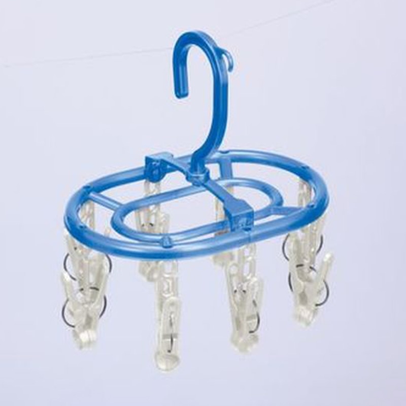 東和産業 NSR ミニハンガー 8P入 ブルー 1個(ご注文単位10個)【直送品】