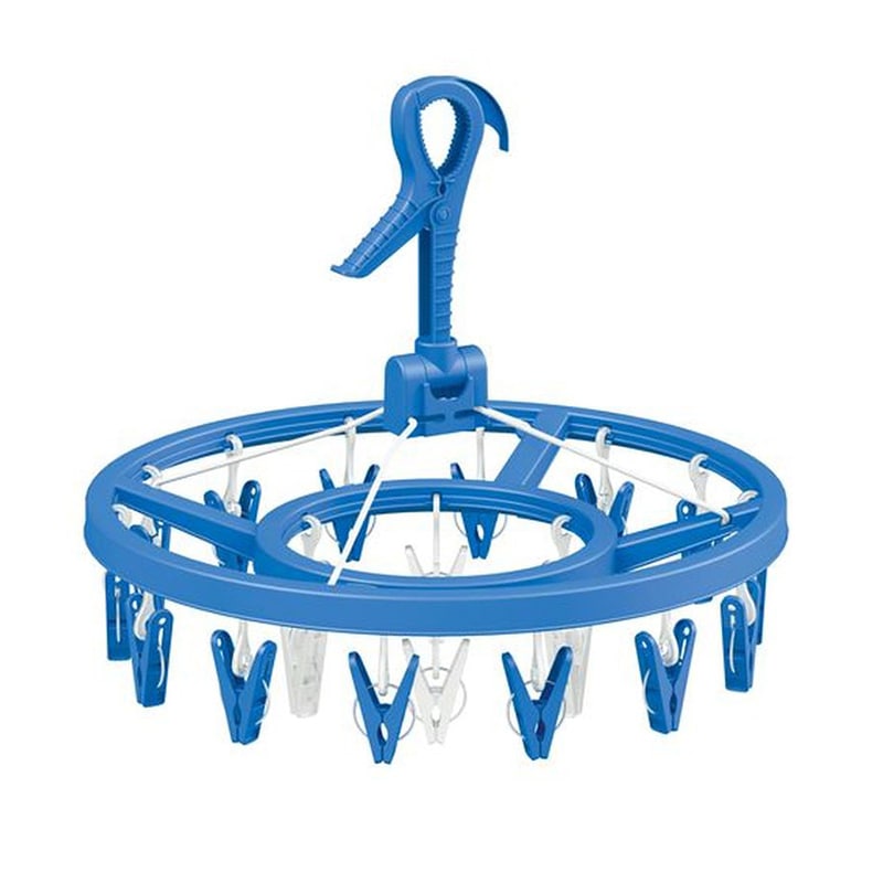 東和産業 NSR 丸ハンガー 20P入 ブルー 1個（ご注文単位28個）【直送品】