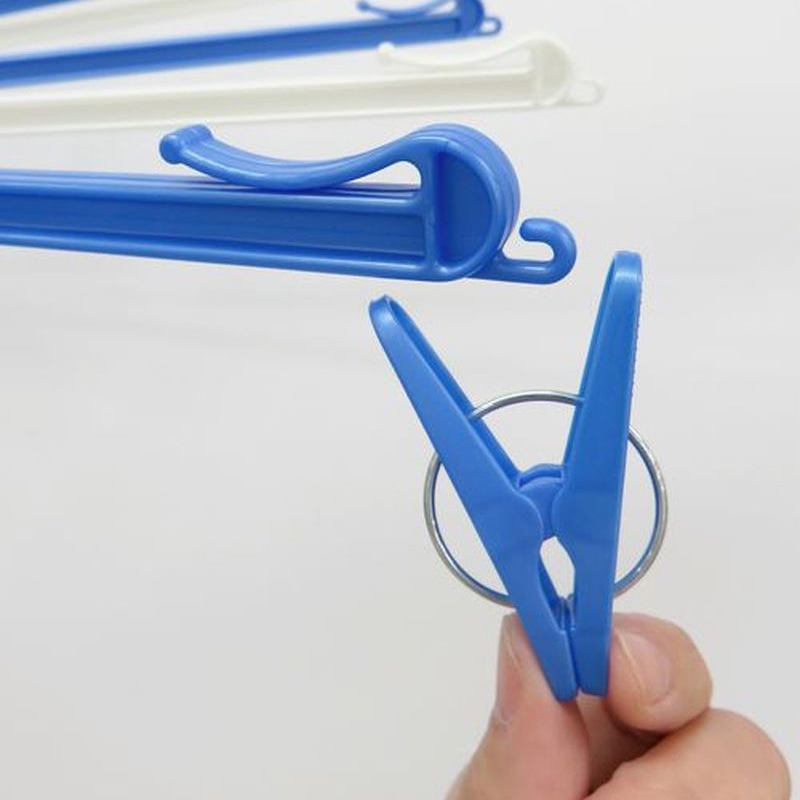 東和産業 NSR スーパーキャッチパラソルハンガー ハンガー ブルー 1個(ご注文単位15個)【直送品】