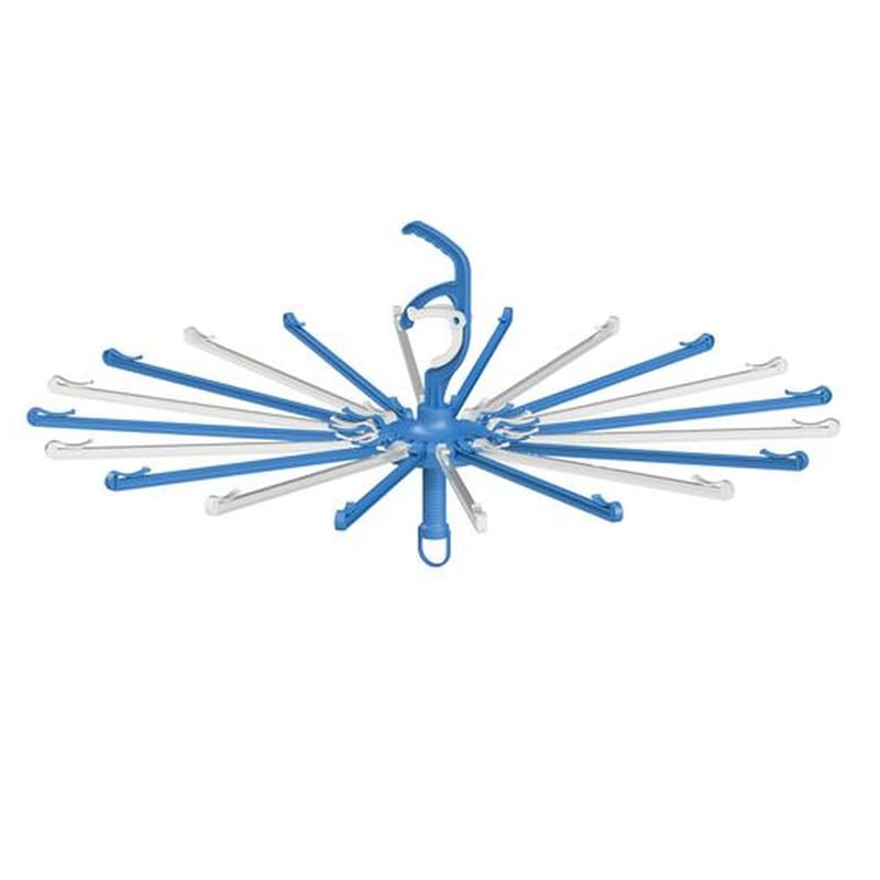 東和産業 NSR ショートフックパラソルハンガー ハンガー ブルー 1個(ご注文単位20個)【直送品】