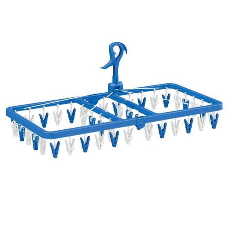 東和産業 NSR ジャンボ角ハンガー 42P入 ブルー 1個(ご注文単位20個)【直送品】