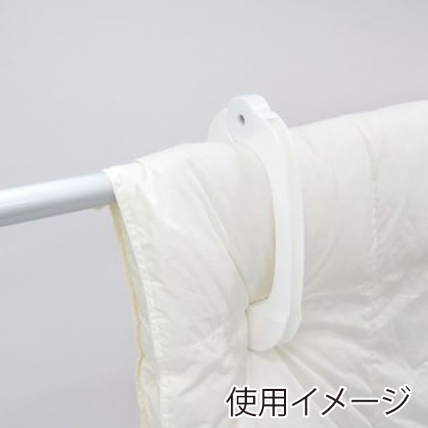 東和産業 NSR ふとんばさみ 2P入 ホワイト 1個（ご注文単位24個）【直送品】