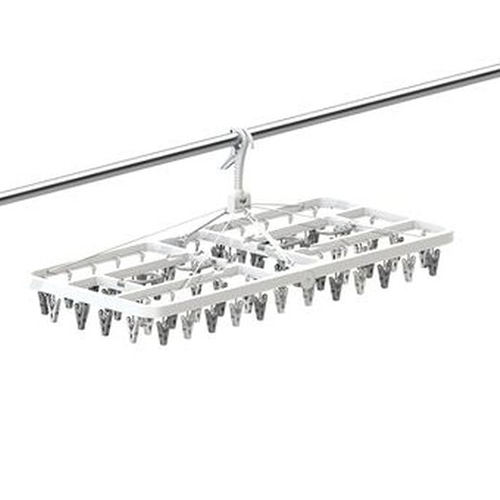 東和産業 マンションスタイル サイドフック付角ハンガー 60P入 1個（ご注文単位12個）【直送品】