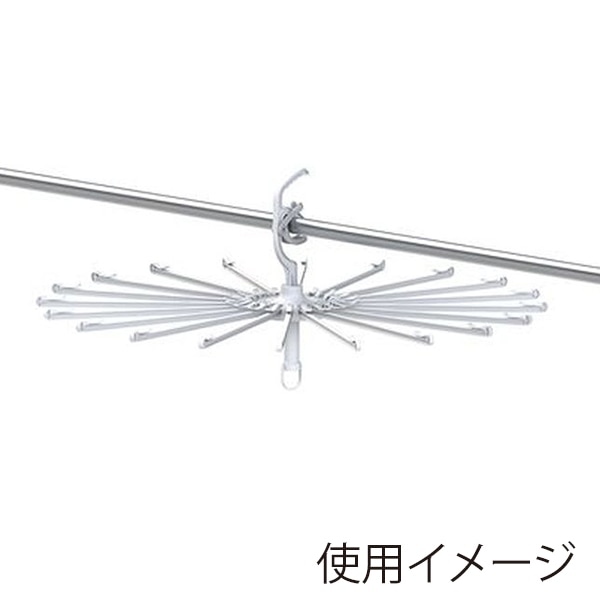 東和産業 マンションスタイル ショートフックパラソルハンガー 1個(ご注文単位20個)【直送品】