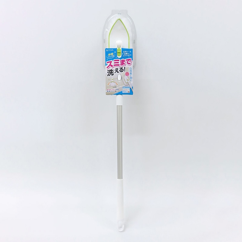 東和産業 伸縮アルミ柄バスブラシ ロング 1個（ご注文単位20個）【直送品】