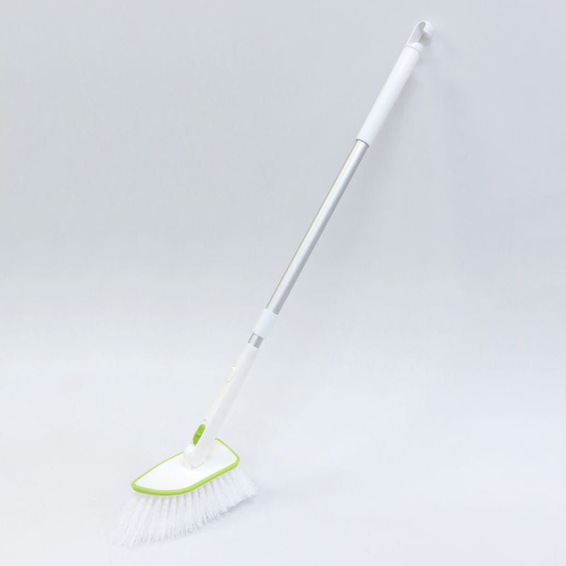 東和産業 伸縮アルミ柄バスブラシ ロング 1個(ご注文単位20個)【直送品】