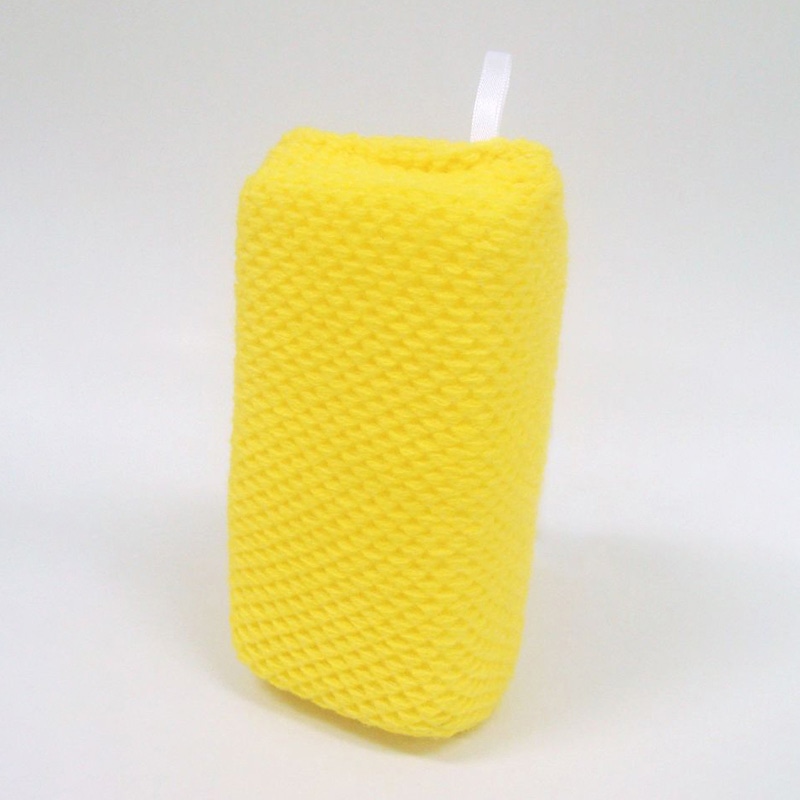 東和産業 アクリルネット浴槽洗い イエロー 1個(ご注文単位10個)【直送品】