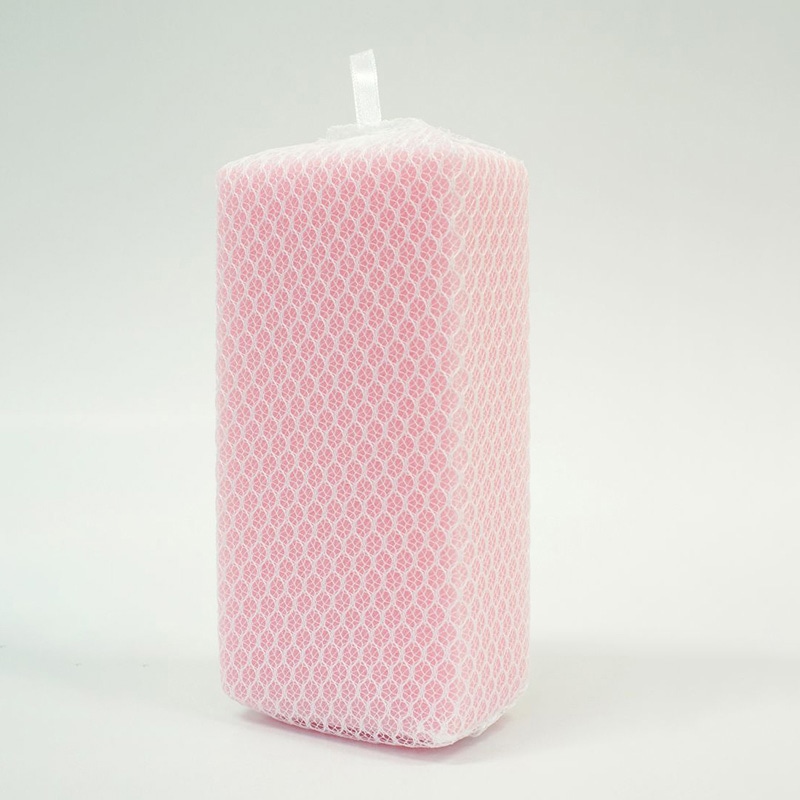 東和産業 Daily Bath ネットバススポンジ ピンク 1個(ご注文単位10個)【直送品】