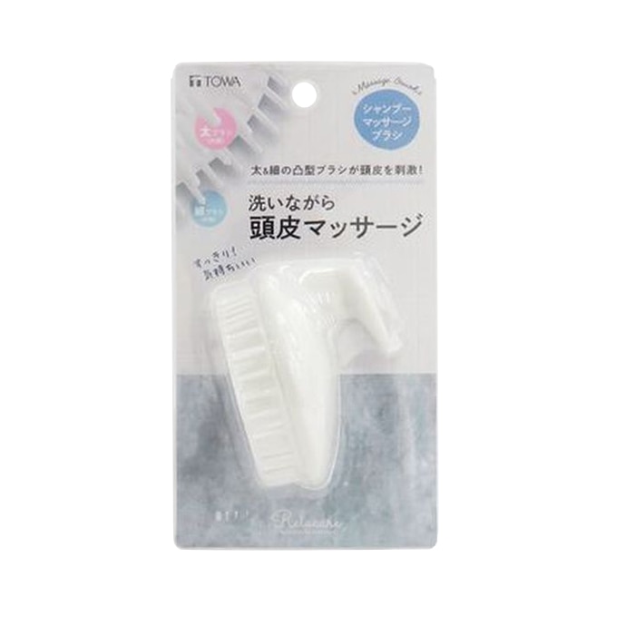 東和産業 リラケア シャンプーマッサージブラシ 1個(ご注文単位10個)【直送品】