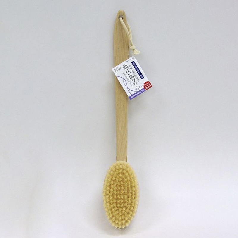 東和産業 素feel ボディブラシ曲柄 1個(ご注文単位10個)【直送品】