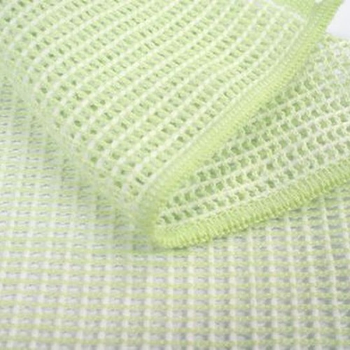 東和産業 泡だつ綿タオル グリーン 1個(ご注文単位10個)【直送品】