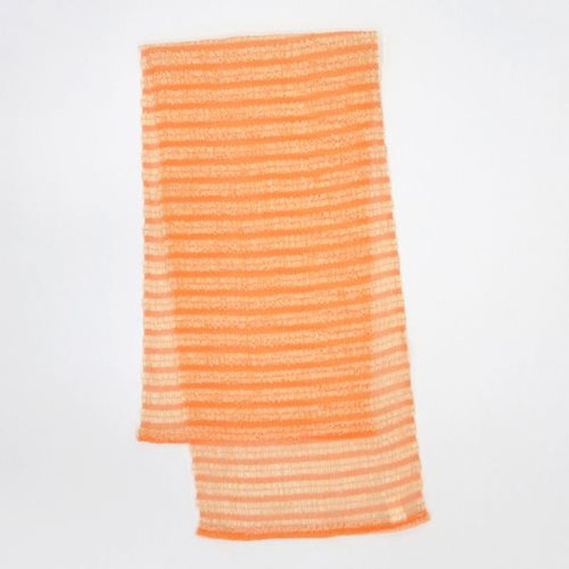 東和産業 すご泡4 ナイロンタオル ロング やわらかめ グレー 1個(ご注文単位5個)【直送品】