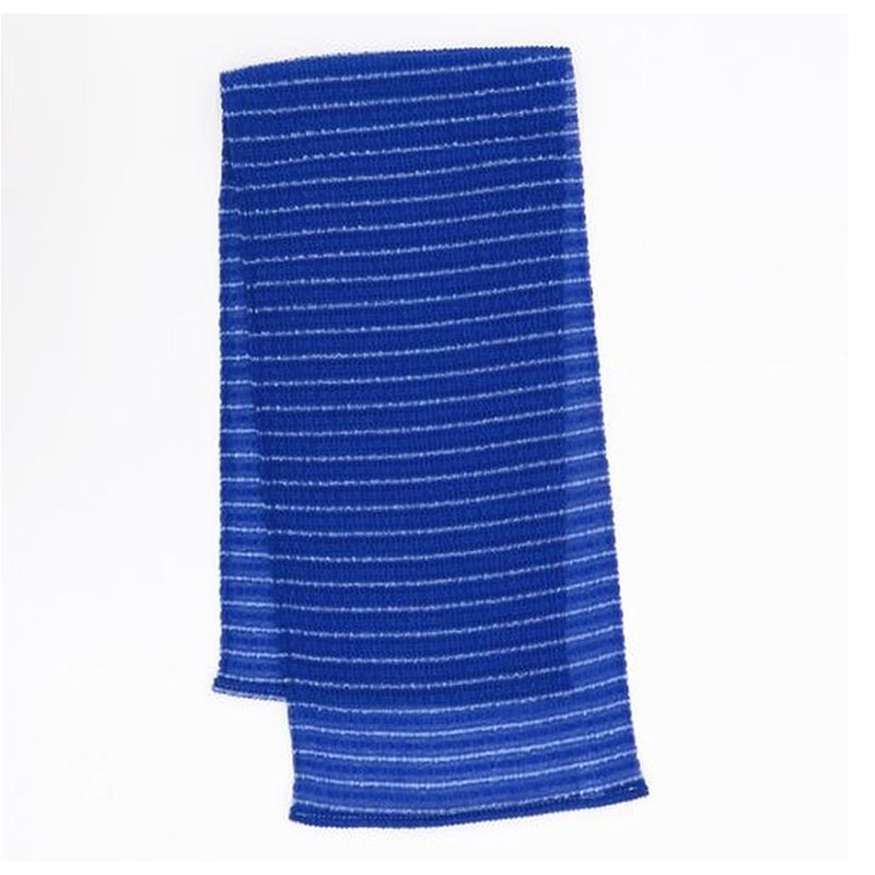 東和産業 すご泡4 メンズタオル 超ロング 超かため ネイビー 1個(ご注文単位5個)【直送品】