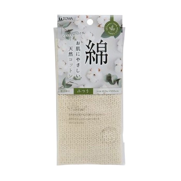 東和産業 ピュエラル 綿タオル アイボリー 1個（ご注文単位5個）【直送品】