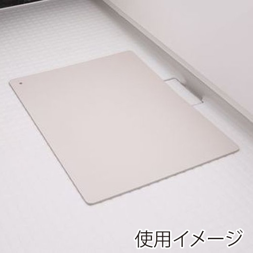 東和産業 超薄型お風呂のクッションマット ミニ グレー 1個（ご注文単位30個）【直送品】