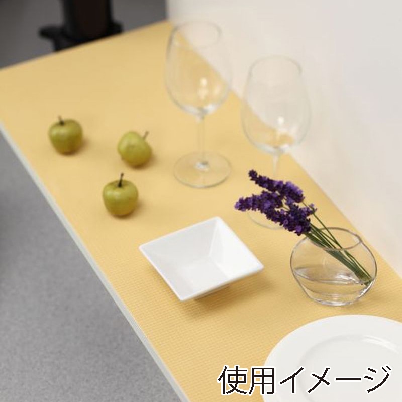 東和産業 Cloth Waffle 食器棚クロス アイボリー 1個（ご注文単位5個）【直送品】