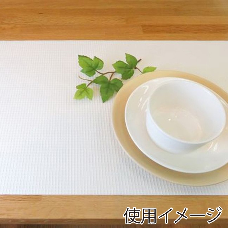東和産業 Cloth Waffle 食器棚クロス ホワイト 1個(ご注文単位5個)【直送品】