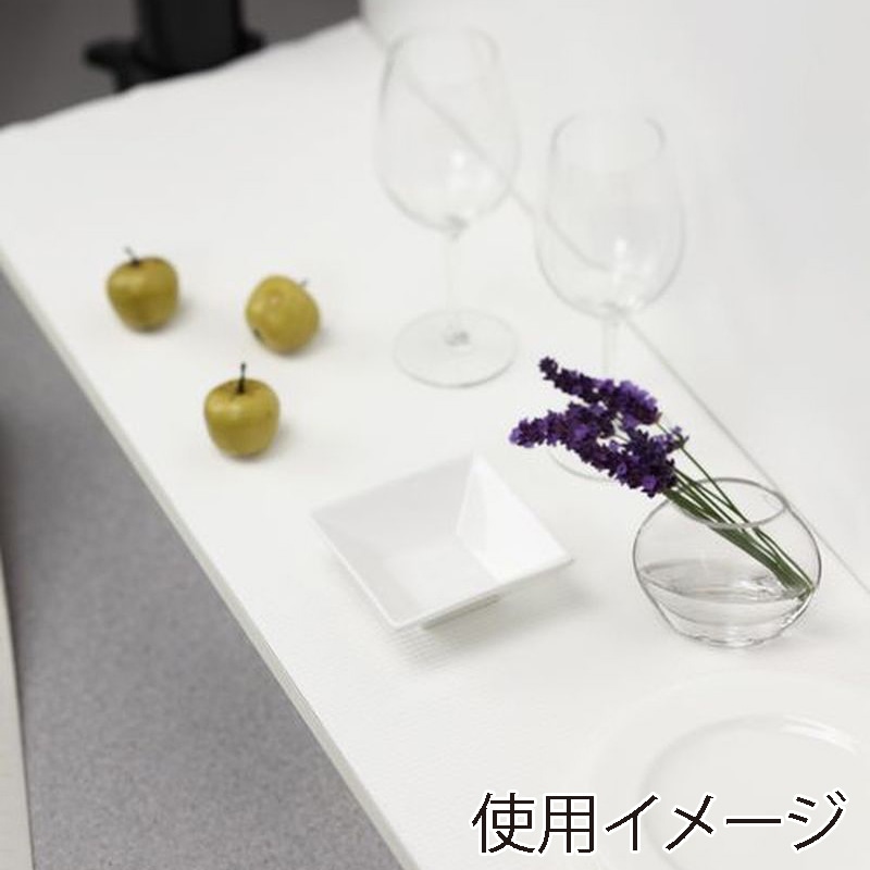 東和産業 Cloth Waffle 食器棚クロス ホワイト 1個(ご注文単位5個)【直送品】