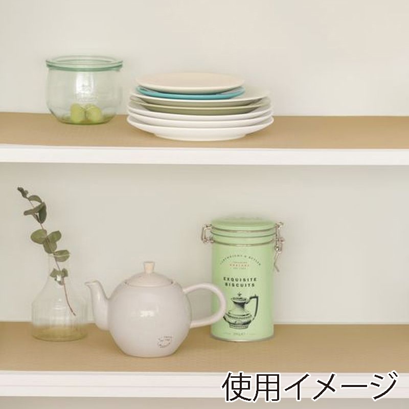 東和産業 敷きズレ 消臭棚シート ブラウン 1個（ご注文単位5個）【直送品】