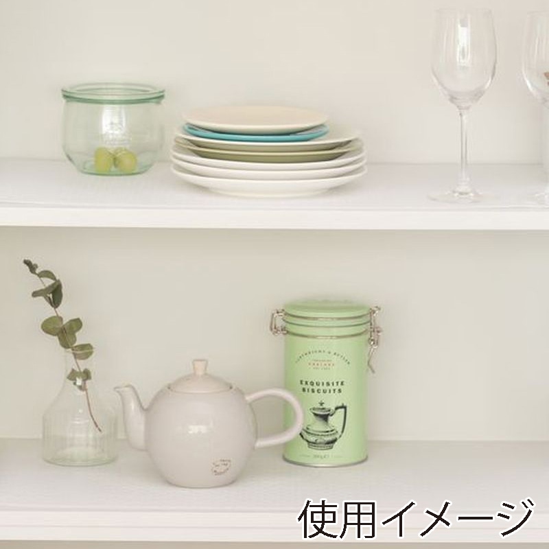 東和産業 敷きズレしにくい 防虫棚シート ホワイト 1個(ご注文単位5個)【直送品】