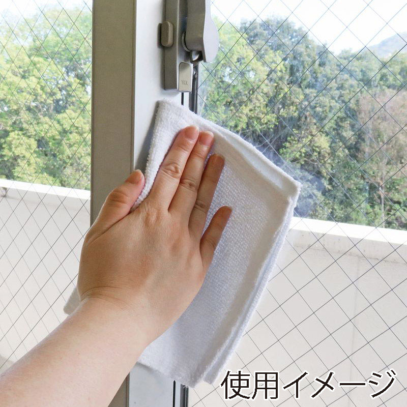 東和産業 綿タオルぞうきん 5枚入 ホワイト 1個(ご注文単位5個)【直送品】