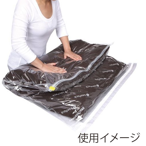 東和産業 KeePack　掃除機のいらないふとん圧縮パック S  1個（ご注文単位10個）【直送品】