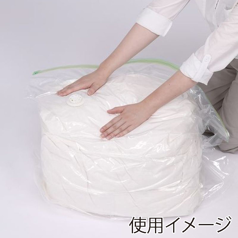 東和産業 上から押すだけ圧縮パック ふとん用 M1P入 1個（ご注文単位10個）【直送品】