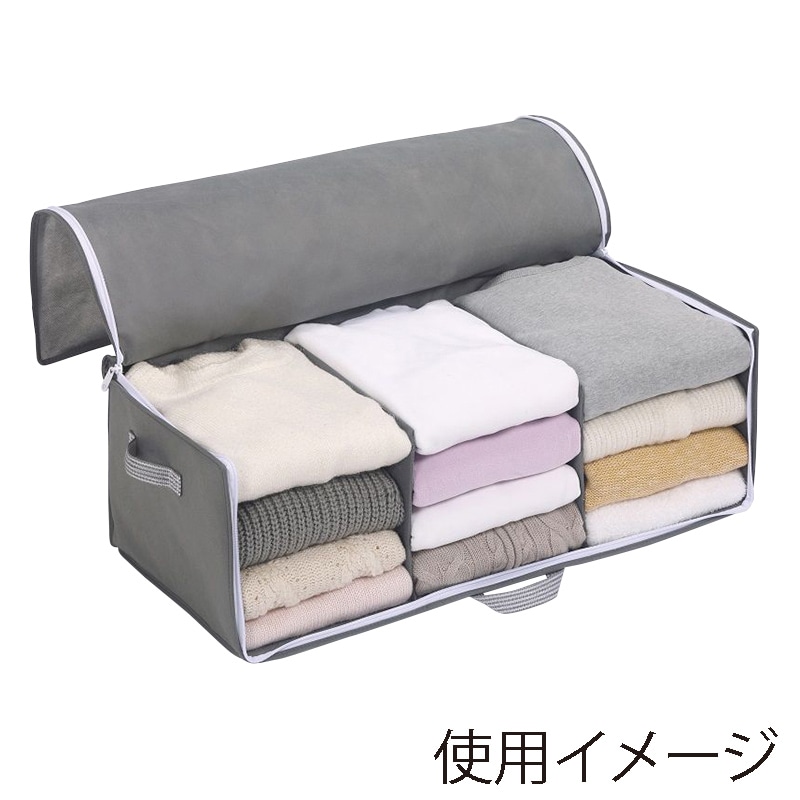 東和産業 出し入れ簡単がばっと収納袋2 L 1個（ご注文単位5個）【直送品】