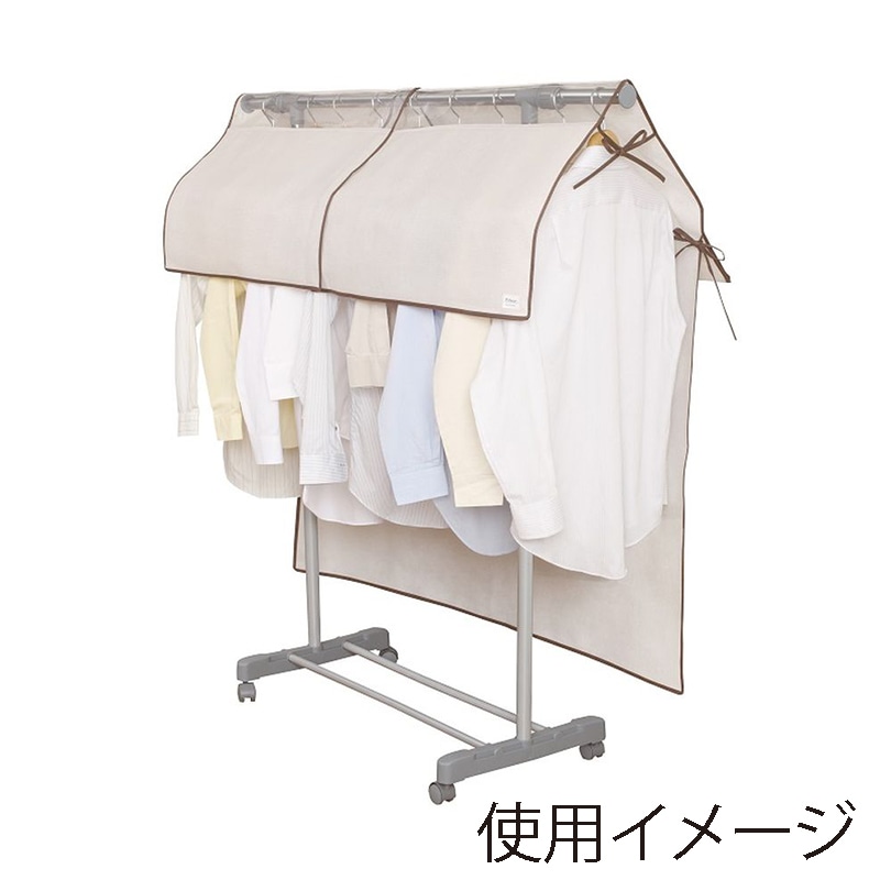 東和産業 Poleco ハンガーラックカバー L 1個(ご注文単位5個)【直送品】