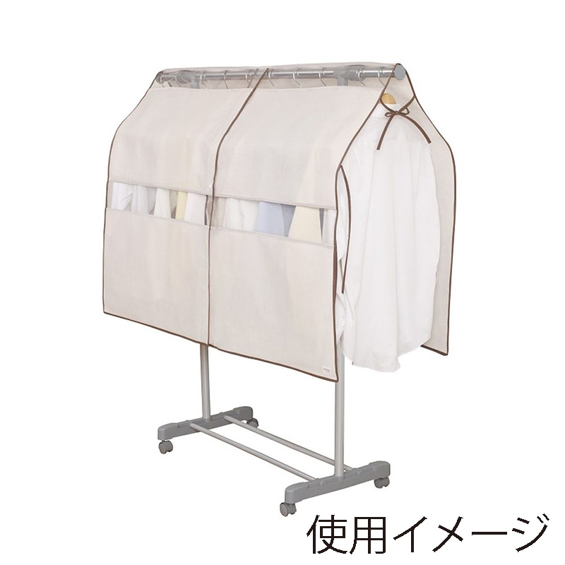 東和産業 Poleco ハンガーラックカバー L 1個(ご注文単位5個)【直送品】