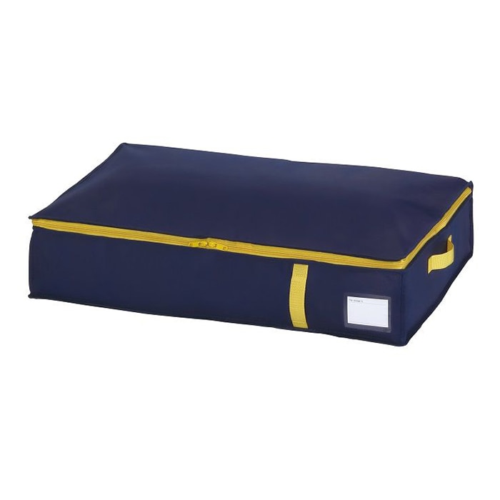 東和産業 収納袋 コンパクト優収納アルファ すきま用 ネイビー 1個(ご注文単位24個)【直送品】