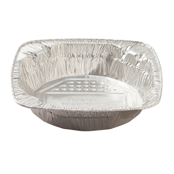 東洋アルミエコープロダクツ アルミ容器　IH対応八角鍋　18cm 飲み口付き 47NIH　1000枚/袋（ご注文単位1袋）【直送品】