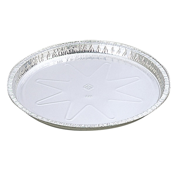 東洋アルミエコープロダクツ アルミ容器　丸型　25cm　パイ皿　浅型  225 250枚/袋（ご注文単位2袋）【直送品】