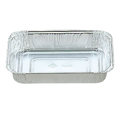東洋アルミエコープロダクツ アルミ容器 角型 フルカール 14cm グラタン 6142Z1 100枚/袋(ご注文単位10袋)【直送品】