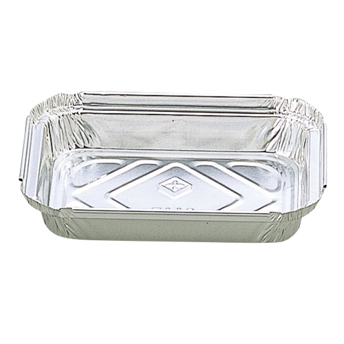 東洋アルミエコープロダクツ アルミ容器 角型 11cm 浅 7110Y1 100枚/袋(ご注文単位20袋)【直送品】