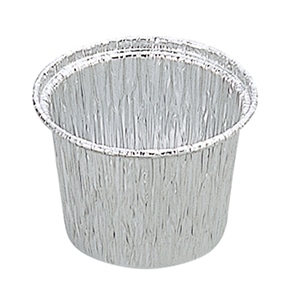 東洋アルミエコープロダクツ アルミ容器　丸型　8cm　カップ  408　200枚/袋（ご注文単位10袋）【直送品】