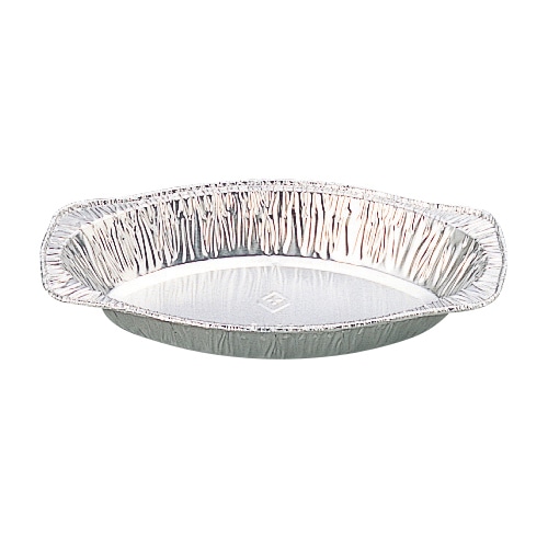 東洋アルミエコープロダクツ アルミ容器 楕円型 16cm グラタン 6162N 2000枚/袋(ご注文単位1袋)【直送品】
