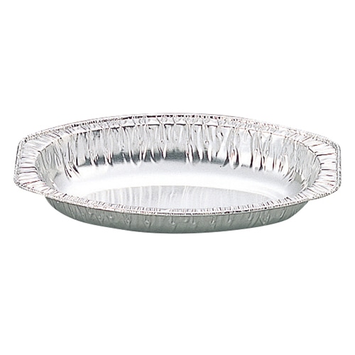 東洋アルミエコープロダクツ アルミ容器 楕円型 18cm グラタン マーク無し 6186EX 1000枚/袋(ご注文単位1袋)【直送品】