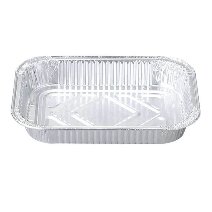 東洋アルミエコープロダクツ アルミ容器　角型　フルカール　16cm　深  A6167C　100枚/袋（ご注文単位10袋）【直送品】
