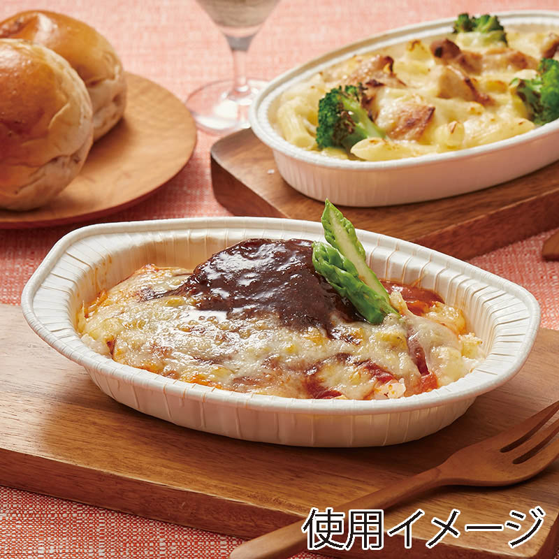 東洋アルミエコープロダクツ 紙容器 ECウェア TAサーモ シロ 本体 FD-G18S K5180A 100枚/袋(ご注文単位10袋)【直送品】