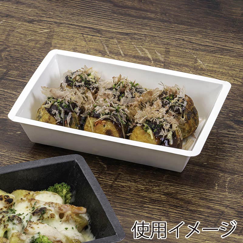 東洋アルミエコープロダクツ 紙容器 FDPC RECT18-13 白 K7180A 100枚/袋(ご注文単位9袋)【直送品】