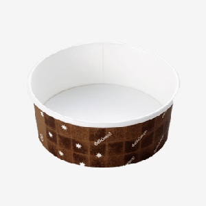 東洋アルミエコープロダクツ 紙容器　耐熱性紙コップ　丸型　114φ ブラウン K8111B1　100枚/袋（ご注文単位12袋）【直送品】