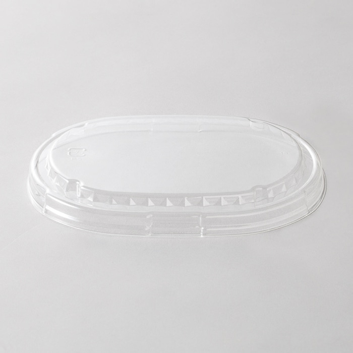 東洋アルミエコープロダクツ 紙容器 耐熱性紙コップ プラ蓋 穴無し OPS 楕円16×12 K9161用 LK916D 50枚/袋(ご注文単位12袋)【直送品】