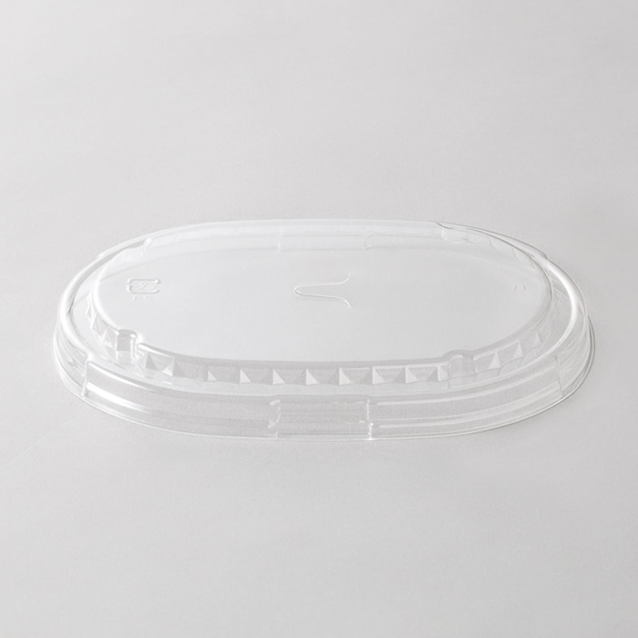 東洋アルミエコープロダクツ 紙容器 耐熱性紙コップ プラ蓋 穴有り OPS 楕円16×12 K9161用 LK916E 50枚/袋(ご注文単位12袋)【直送品】