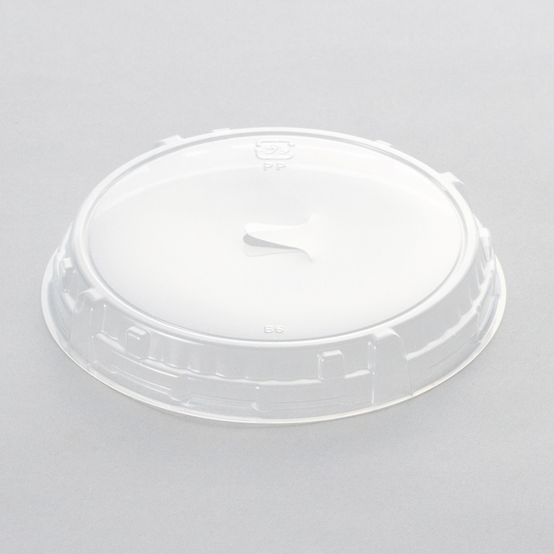 東洋アルミエコープロダクツ 紙容器　耐熱性紙コップ　プラ蓋　穴有り　PP 113φ口径　K8111用 LK811B　50枚/袋（ご注文単位12袋）【直送品】