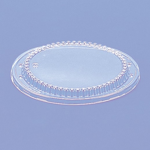 東洋アルミエコープロダクツ アルミ容器 楕円型 OPSドーム蓋 16cm 6161用 PM6161 100枚/袋(ご注文単位10袋)【直送品】