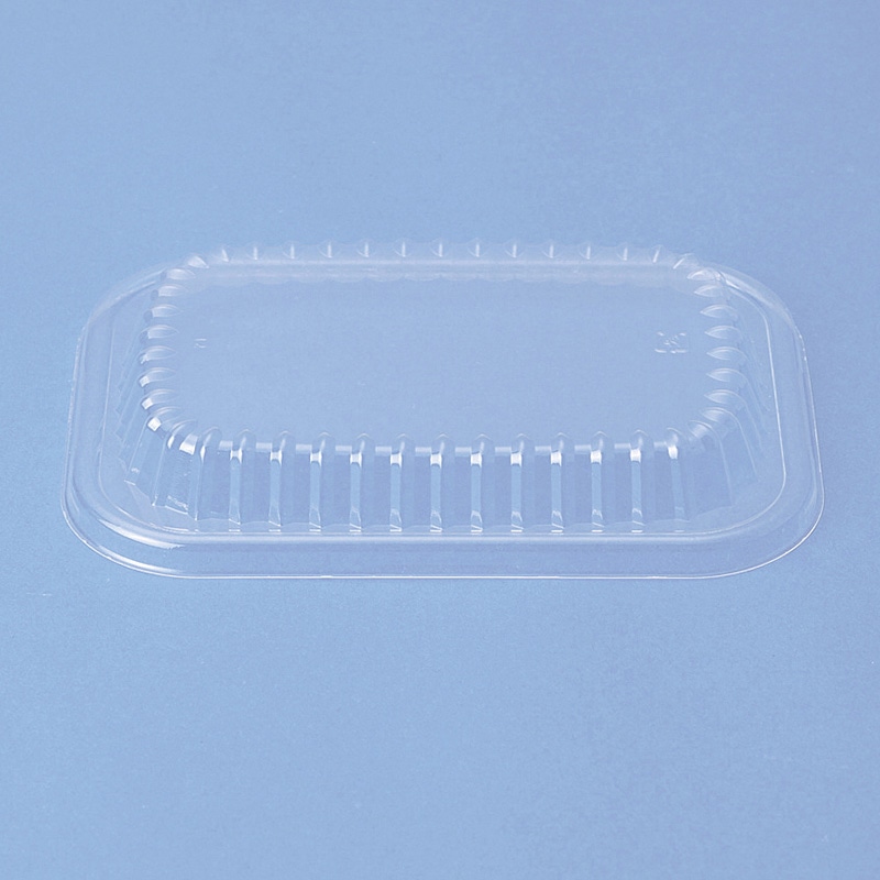 東洋アルミエコープロダクツ アルミ容器 角型 OPSドーム蓋 16cm A6167C用 LA616A 125枚/袋(ご注文単位8袋)【直送品】